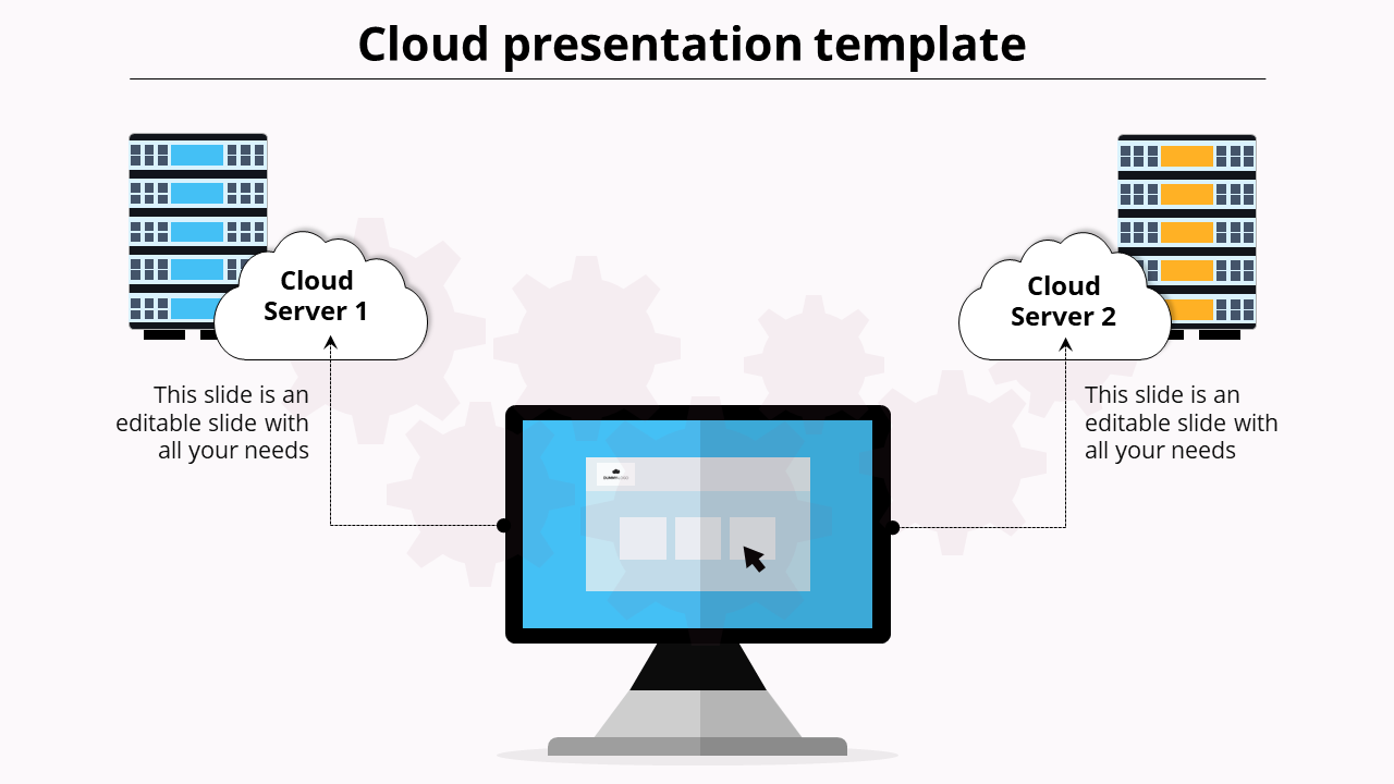 cloud presentation template-cloud presentation template